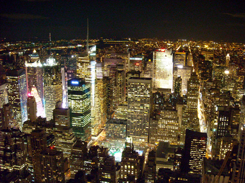 マンハッタン夜景 Manhattan night view from the Empire State Building