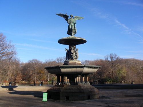 ベセスダ・テラスの天使像（セントラル・パーク） Bethesda Terrace Angel Fountain, Central Park